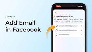 How to Add Email in Facebook?