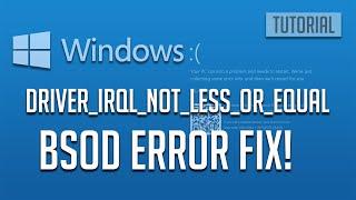 FIX Windows 10 Driver IRQL NOT LESS OR EQUAL NDIS.Sys Blue Screen and Windows 11  [2024]