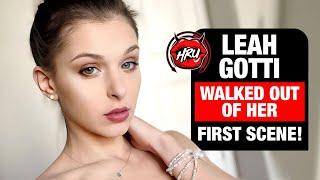 Leah Gotti Walked Out of Her FIRST Scene!