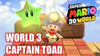 Super Mario 3D World - Captain Toad World 3 - Captain Toad Makes a Splash - All Stars 100%