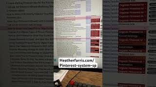 Create a Pinterest System & Workflow #pintereststrategy