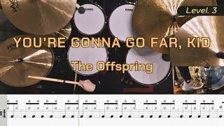 You're Gonna Go Far, Kid - The Offspring | โน้ตกลอง