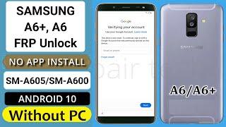 Samsung Galaxy A6+/A6 FRP Bypass/Google Lock Remove App Not installed Without PC 2021- FRP Bypass DM