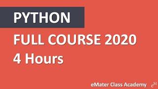 Python Tutorial for Beginners - Crash Course 2020 [FULL COURSE]