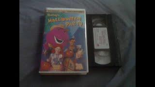 Barney's Halloween Party 1998 VHS