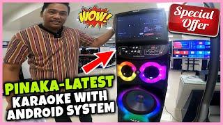 BODEGA PRICE NEW ARRIVAL BLUETOOTH SPEAKERS AT KARAOKE WITH ANDROID SYSTEM WIFI READY NA | PART 6