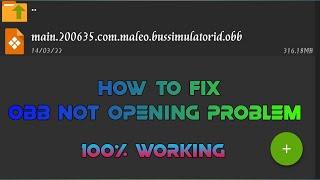 HOW TO FIX THE OBB FILE NOT OPENING IN ZARCHIVER || IN BUSSID || EASY TRICK || ||