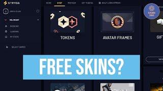 Free skins in valorant? - (Reviewing Stryda.gg)