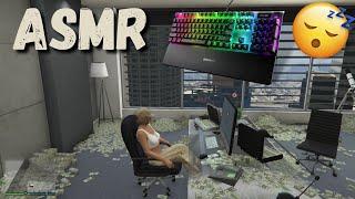 ASMR Gaming | GTA Online (Gum Chewing & Keyboard Sounds)