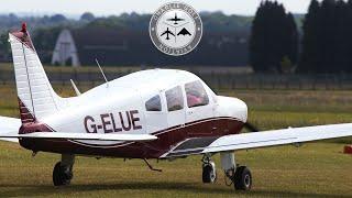 First PA28 Warrior solo flight at Cotswold Airport (Kemble) with Freedom Aviation