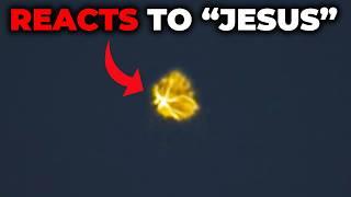 Mysterious Orbs over NJ REACT to hearing "JESUS" the truth about UFO Drones