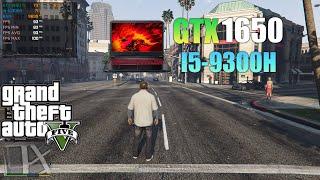 GTX 1650 Laptop : GTA 5 Very High ft I5-9300H