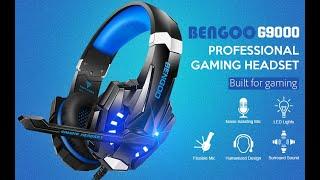 BENGOO G9000 Stereo Gaming Headset for PS4 PC Xbox One PS5 Controller, Noise Cancelling Over