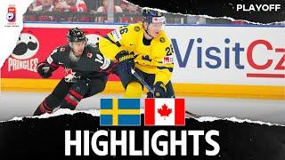 Highlights | Sweden vs. Canada | 2024 #MensWorlds