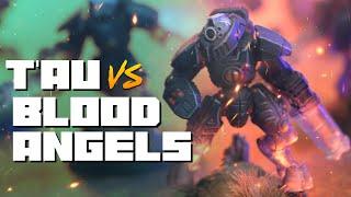 NEW Blood Angels vs Tau Empire - Warhammer 40k Battle Report