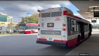 TTC Route 36 Finch West Nova Bus Ride #8920 from Finch West Station to Finch Station 9/22/2022