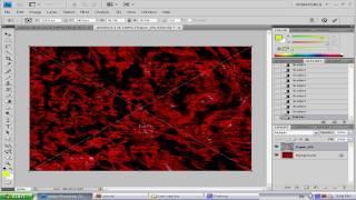 Adobe PhotoShop CS4 Tutorial : How to make a Anime abstract Background