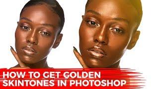 Photoshop Tutorial: How To Get Golden Skin Tones In Photoshop