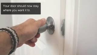 How to fix doors that swing open or closed on their own.