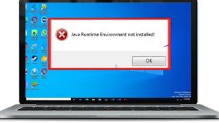 Java Runtime Environment Not Found Error Windows 11/10/8/7 Fix