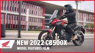 New 2022 CB500X Model Features Film