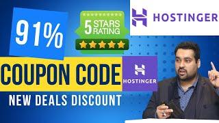 Hostinger Discount Coupon 2024 - 91% Hosting Discount