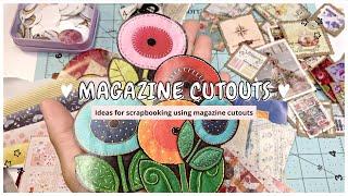 ⭐︎Fun Ways to Use Magazine Cutouts for Scrapbooking + Journal With Me!
