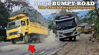 Batu Jomba was bumpy, the truck swayed and almost fell