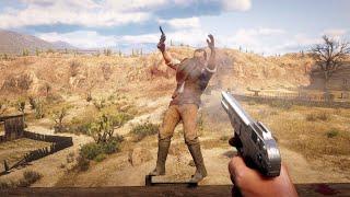 Red Dead Redemption 2 PC 60FPS - First Person Brutal Gameplay Vol. 49 (Euphoria Ragdolls)