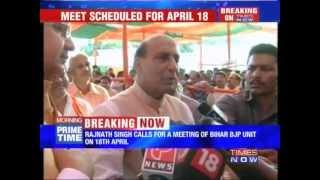 BJP chief calls for meeting after JDU's charge