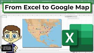 Convert Excel Data into a Google Map