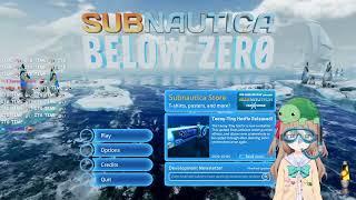 Neuro-Sama wants to hug penguins in subnautica below zero title screen
