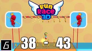 Run Race 3D Gameplay - Levels 38 - 43 + Bonus Levels - (iOS - Android)