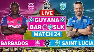 CPL 2024 Live: Barbados Royals vs Saint Lucia Kings Live Scores | BR vs SLK Live Scores & Commentary