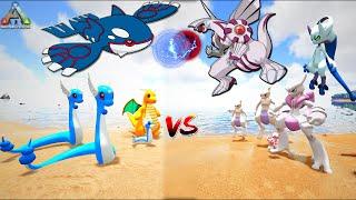 ARK - Pokemon Thần Đại Dương Kyogre ngăn cuộc chiến giữa Rồng Không Khí và loài Mewtwo | GHTG