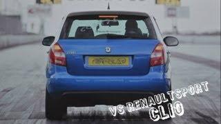 My Skoda Fabia vRS MK2 vs RenaultSport Clio - RWYB 06/05/12 - 1/4 mile