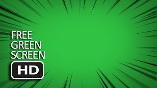 Free Green Screen - Anime Comical Zoom Black