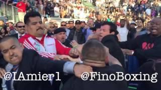 Fan ATTACKS Victor Ortiz after losing to Andre Berto