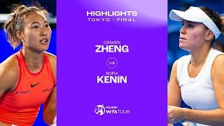 Zheng Qinwen vs. Sofia Kenin | 2024 Tokyo Final | WTA Match Highlights