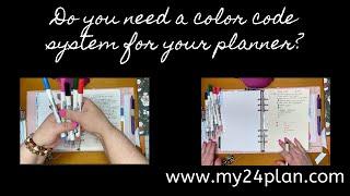 Create a COLOR CODING system for your planner