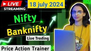 Live Trading Banknifty / Nifty | 18 July | #trading #nifty #balrajtradingtech