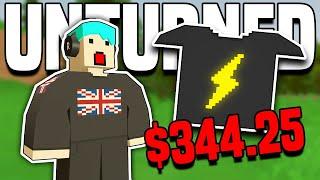 TOP 5 MOST EXPENSIVE SKINS IN UNTURNED!! ($344.25+)