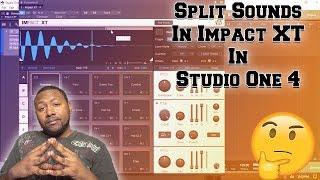 How to Split your sound in Impact XT in Studio One 4 | Easy Studio One Tip