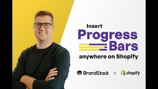 Add Progress Bars anywhere on your Shopify website