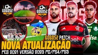 COMO TER E ATUALIZAR O PES 2021 PARA PES 2025 COM O MELHOR PATCH e OPTION FILE DO BRASIL PC/PS4/PS5