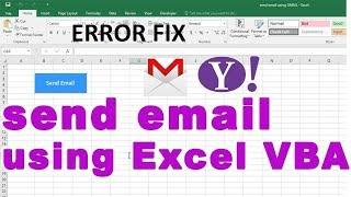 gmail vba automation | smtp error fix - gmail via Excel automation - vbatip#31