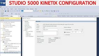 Allen Bradley Kinetix Servo Studio 5000 IO Configuration