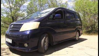 Toyota Alphard из Армении с перекинутым рулем