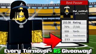 FF2 But Every Turnover I GIVEAWAY Robux...