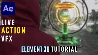 Element 3D Live Action VFX Tutorial  | BFX FACTORY